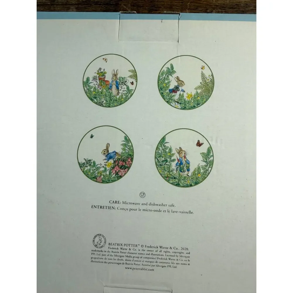 Pottery Barn Beatrix Potter Peter Rabbit Salad Plates NIP